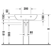 раковина duravit d-code 23106500002 подвесная, овальная, 65х50х18 см, белая