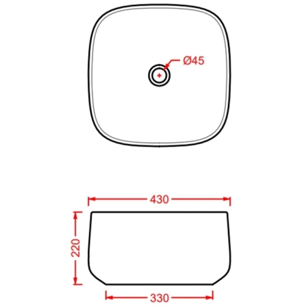 раковина artceram cognac quadro col006 05 00 накладная, без отв., без перелива, на столешницу, saniglaze, 43x43xh22.5 см, белая матовый
