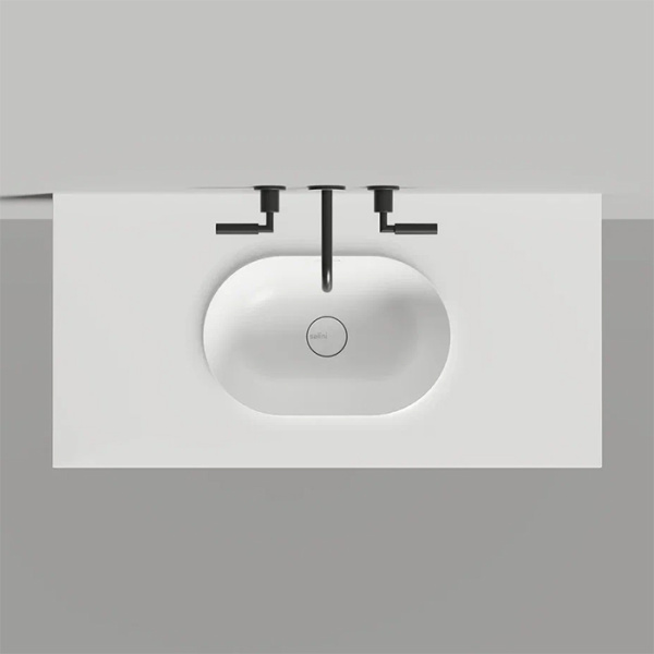 salini salini onda plus essentials раковина 100х50х14см., подвесная, 1 отв., цвет: белый матовый