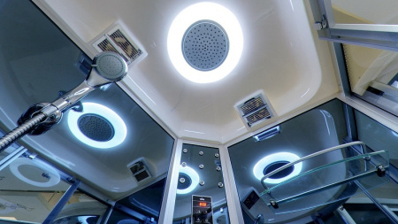 душевая кабина timo standart 120x85 t-1120r с гидромассажем