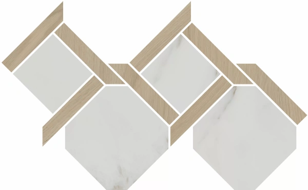 Kerama Marazzi ID168 Декор Монте Тиберио наборный матовый 48x29,5x0,9