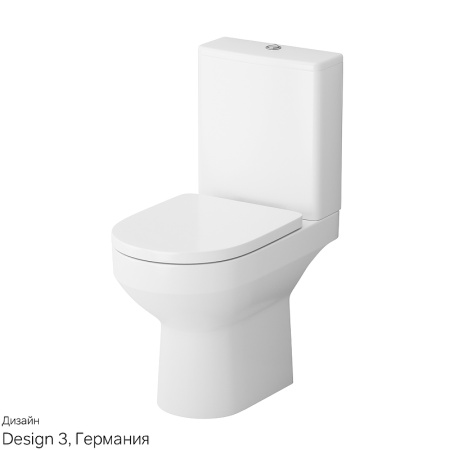 унитаз компакт am.pm spirit v2.0 flashclean ck70c1804w с гигиеническим душем и ершиком с бачком и сиденьем микролифт