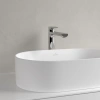 раковина villeroy & boch collaro 4a1956rw накладная, 56x36 см, stone white (белый матовый) с покрытием ceramicplus