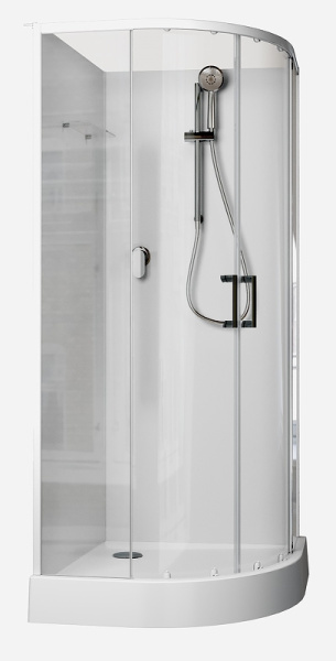 душевая кабина aquanet passion evo r white 80х80 281961 без гидромассажа