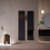 полотенцесушитель antrax antrax flaps электрический 35x171h см, цвет: черный матовый