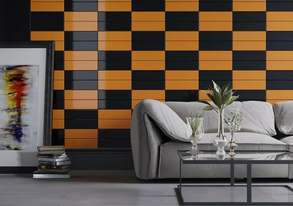 Керамическая плитка Kerama Marazzi Баттерфляй оранжевый 2821 настенная 8,5х28,5 см