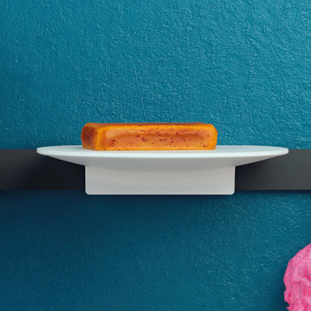 полка hansgrohe wallstoris 27915700, матовый белый