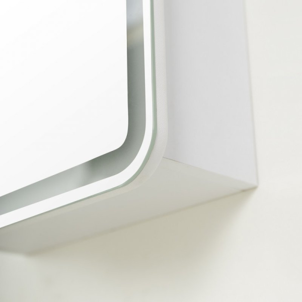 зеркальный шкаф belbagno marino 45 spc-mar-450/1600-1a-led-tch с подсветкой белый