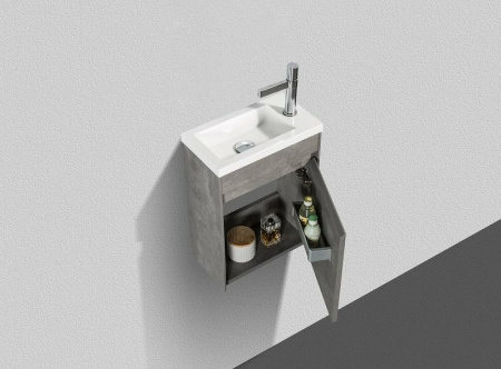 тумба под раковину belbagno pietra mini 40 pietra mini-400-1a-so-scm-r подвесная cemento