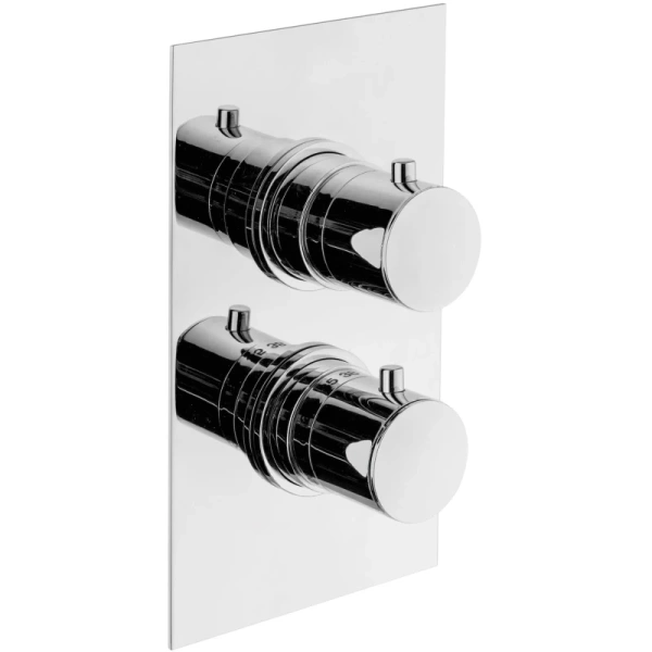 душевой комплект plumberia selection ixo kitxot19qcr60 250 мм, с термостатом, хром