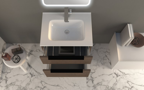 шкаф-пенал 35х150 cezares urban 55184, цвет grigio opaco