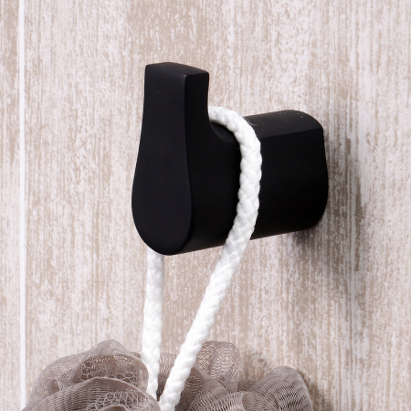 крючок wasserkraft elbe k-7223 черный матовый