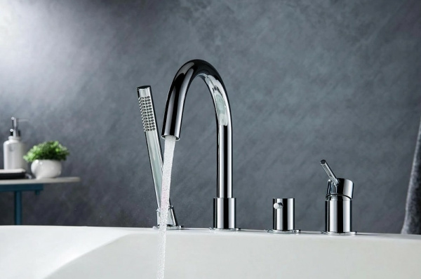 смеситель aquatek европа aq1348cr на борт ванны, хром