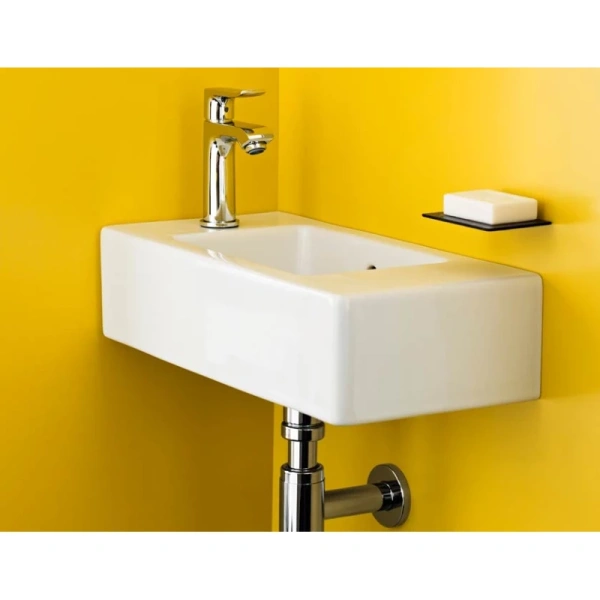 смеситель для раковины 100 с донным клапаном hansgrohe metris 31088000