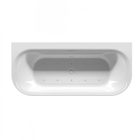 акриловая ванна riho devotion b2w fall 180x84 b096003005 белая глянцевая, заполнение через перелив