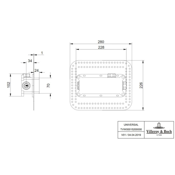 внутренняя часть villeroy & boch tvw00015200000
