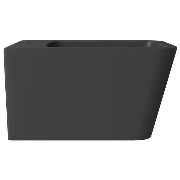 биде aqueduto macio mac0340 подвесное, 52.5х37 см, черный матовый