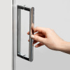 душевой уголок wasserkraft berkel 120×80 48p06 профиль хром, стекло прозрачное