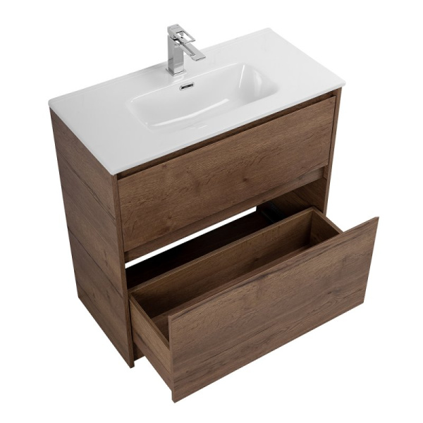 тумба для раковины belbagno kraft39-700/390-2c-pia-bo, напольная, цвет bianco opaco