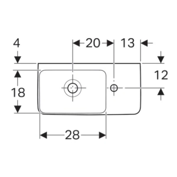 раковина подвесная 50 см geberit renova nr.1 comprimo 276250000 раковина подвесная 50 см geberit renova nr.1 comprimo 276250000