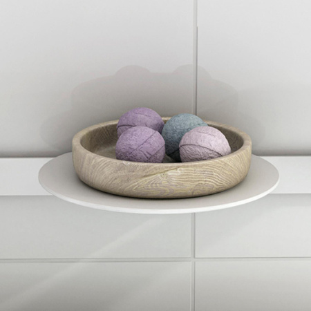 полка hansgrohe wallstoris 27915700, матовый белый
