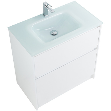 тумба для раковины belbagno kraft-800-2c-pia-bo, напольная, цвет белый.