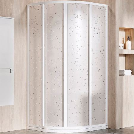 Душевой уголок Ravak Supernova SKCP4-80 80×80 3114O10211 профиль белый, пластик Pearl