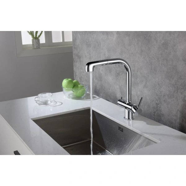 смеситель для кухни с фильтром timo saona 2346/00fl + h851p00