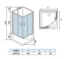 душевая кабина weltwasser ww500 aller 901 90x90 10000003254 профиль хром стекло прозрачное