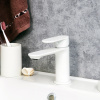 смеситель для раковины wasserkraft mindel 8503 цвет белый матовый