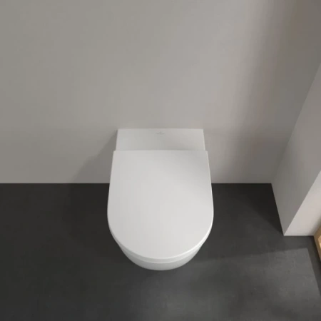унитаз приставной villeroy & boch subway 3.0 4671t0r1 безободковый