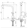 смеситель для кухни ideal standard ceralook bc174gn