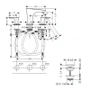 смеситель для раковины hansgrohe puravida 15073400