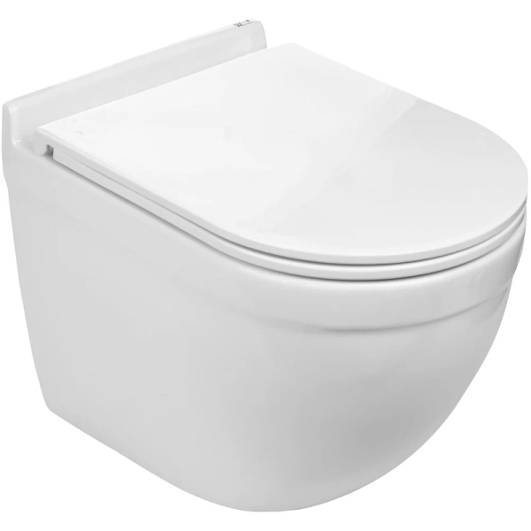 унитаз подвесной weltwasser heimbach 004 gl-wt 10000003808 белый глянец с сиденьем микролифт