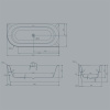 акриловая ванна knief fresh 0100-233(06swg) 180х80 см