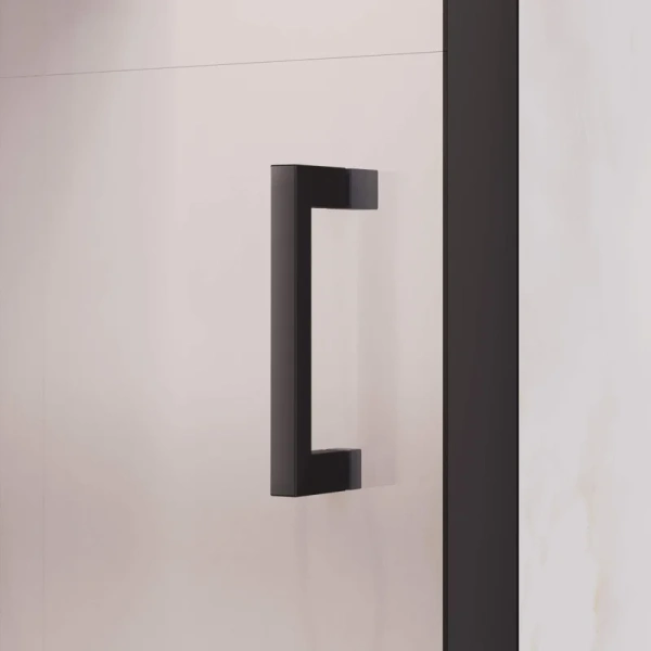 душевая дверь в нишу rgw passage pa-017-b 180х195, профиль черный