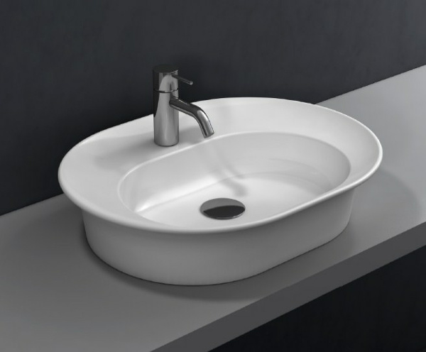 раковина kerama marazzi canaletto 60 cn.wb.60 белая глянцевая