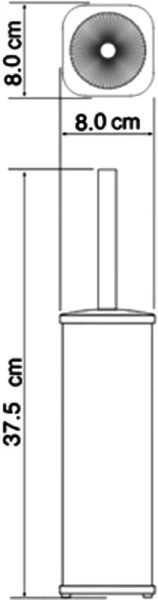Ёршик для унитаза WasserKRAFT K-1117