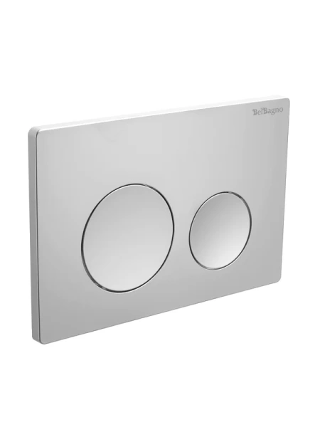 кнопка смыва для инсталляции belbagno bb-03c-in для унитаза, пластик, цвет сатин