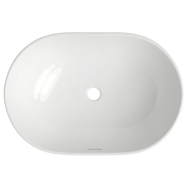 раковина aqueduto inserto ins0110 врезная, овальная, 61x41xh18.5 см, белый