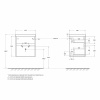 тумба для раковины belbagno pietra mini-500as-2c-so-scm, подвесная, цвет stucco cemento