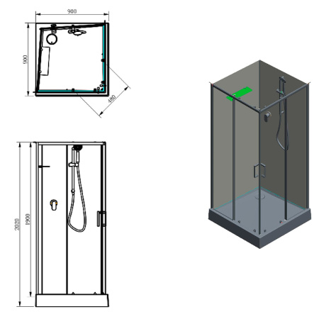 душевой поддон для кабины aquanet passion evo 267914 белый