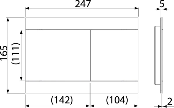 кнопка для инсталяции alcaplast fun antic цвет бронза