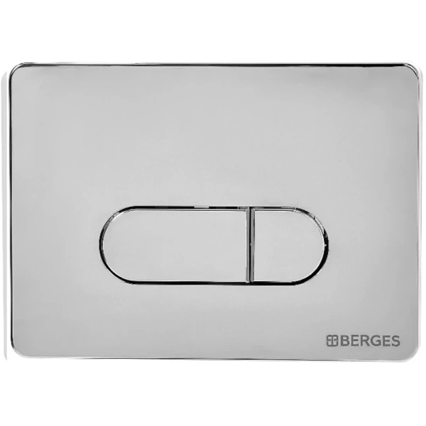 инсталляция berges novum 040233 для унитаза с клавишей смыва хром