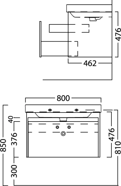 тумба под раковину kerama marazzi buongiorno 80 белая, с внутренним ящиком