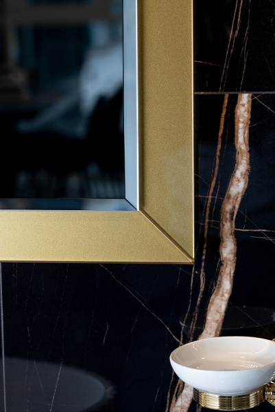 зеркало boheme armadi art dolce 70 567-g с подсветкой gold