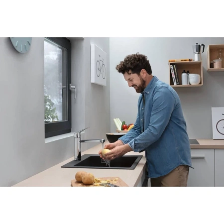 смеситель для кухни hansgrohe focus m42 71807000, хром