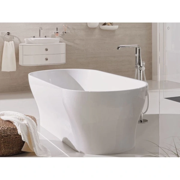 смеситель напольный для ванны grohe essence 23491001