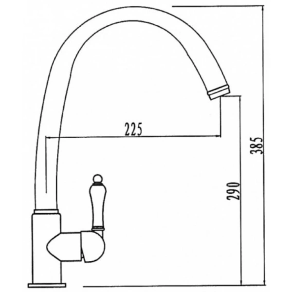 смеситель для кухни kaiser vincent 31333