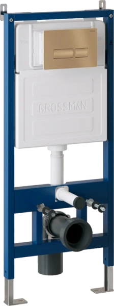 клавиша для инсталляции grossman grossman pragma 700.k31.03.310.310 для унитаза, пластик, матовое золото